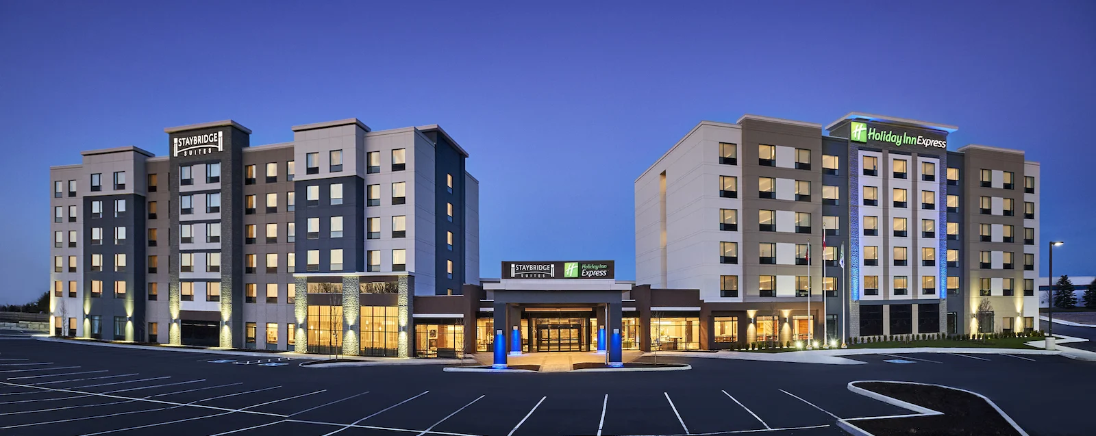 Holiday Inn Express and Staybridge Suites