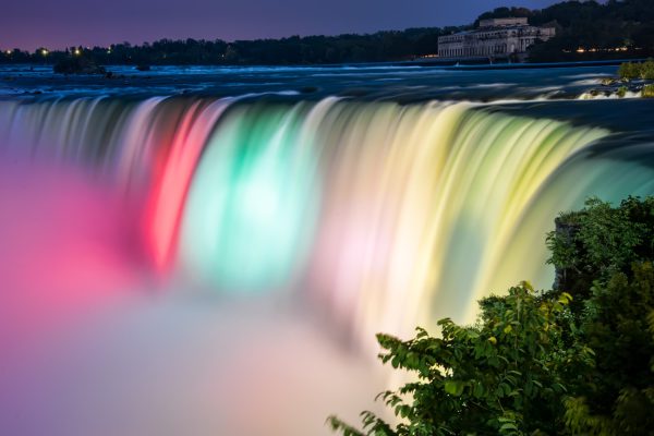 Niagara Falls Lights at Night