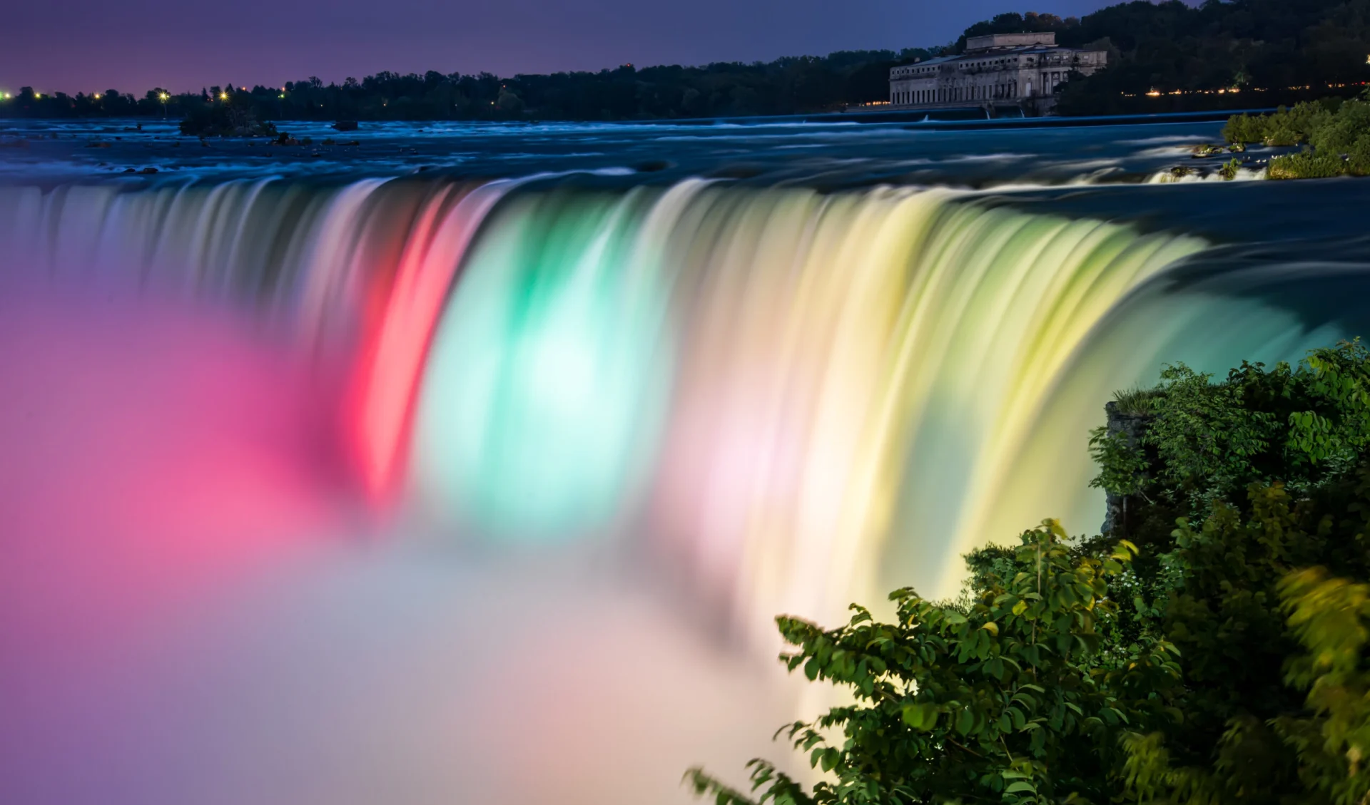 Niagara Falls Lights at Night